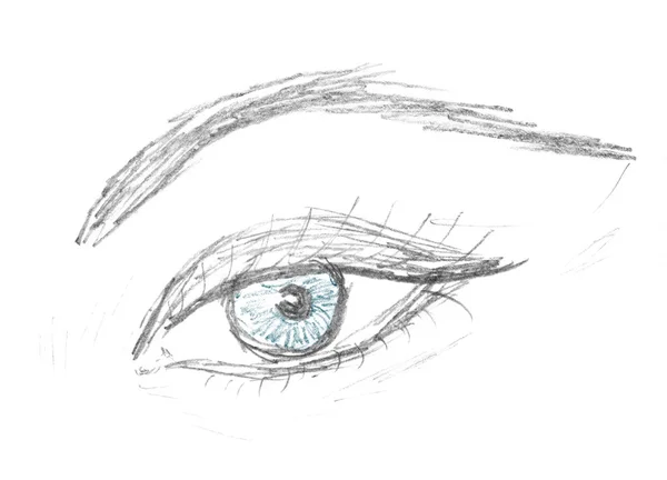 Eye sketch — Stock Photo, Image