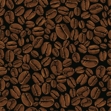 Coffee vector seamless clipart