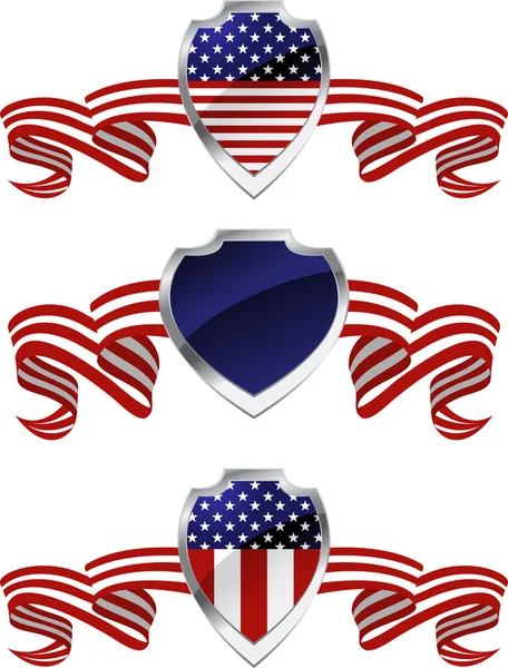 Символы защиты США — стоковый вектор