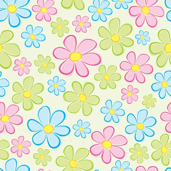 Fleur sans couture — Image vectorielle