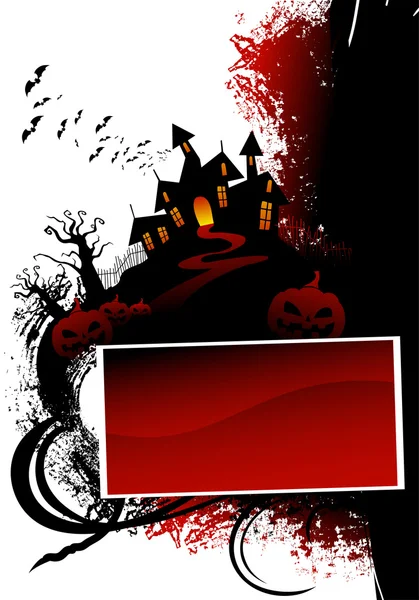 Banner di Halloween — Vettoriale Stock