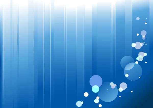 Fond bleu avec des paillettes claires — Image vectorielle