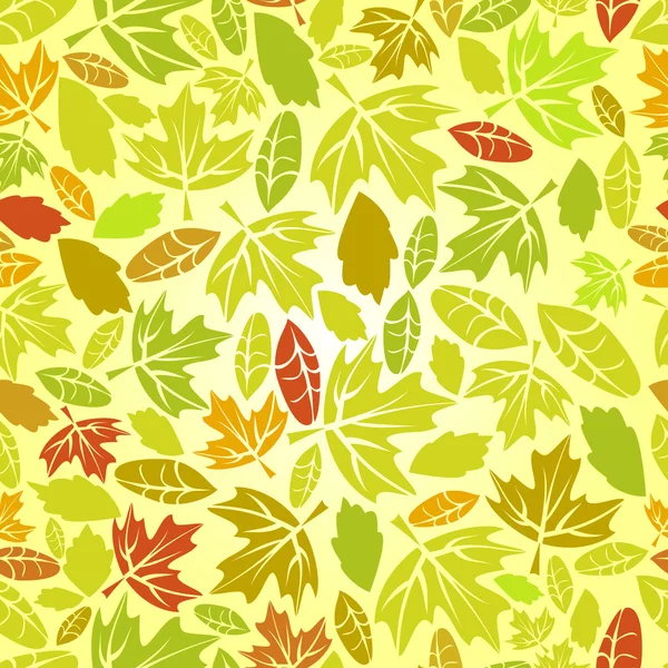 Осіннє листя безшовні — стоковий вектор
