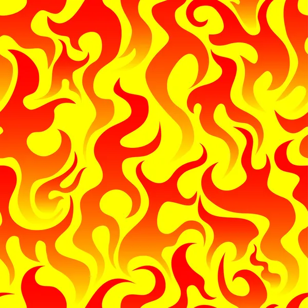 Fire seamless — Stock Vector