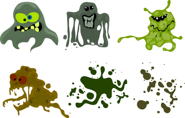 Microbes — Image vectorielle