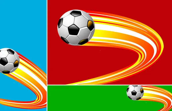 Ποδόσφαιρο σημαία — Διανυσματικό Αρχείο