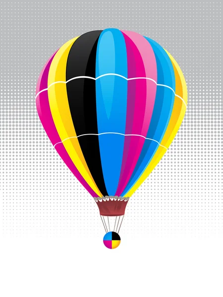 CMYK balloon Jogdíjmentes Stock Illusztrációk