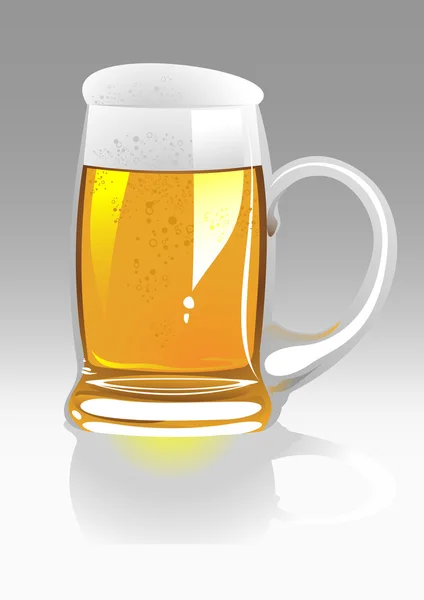 Taza de cerveza vectorial Ilustraciones de stock libres de derechos
