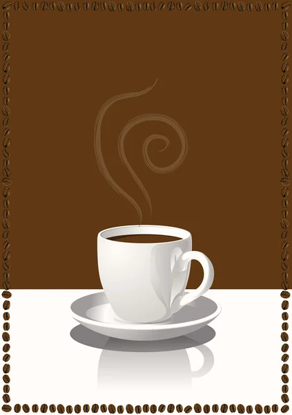 Egy csésze kávé. Vektor Grafikák