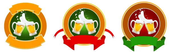 ビールのラベルの設計 — ストックベクタ