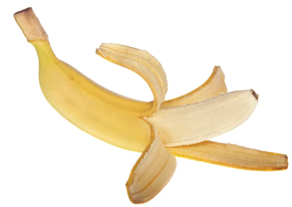 stock image Peeled banana