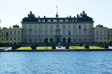 The Drottninghilms royale palace clipart