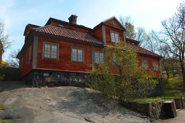 stock image Scene from old swedish life