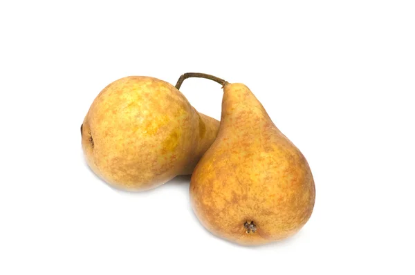 Two isolated pears — Stock Photo, Image