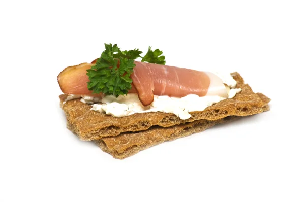 Krokante sandwich — Stockfoto