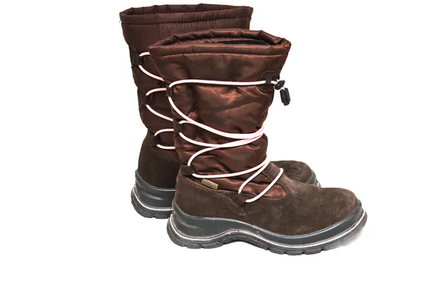 Waterproof girl boots — Stock Photo, Image