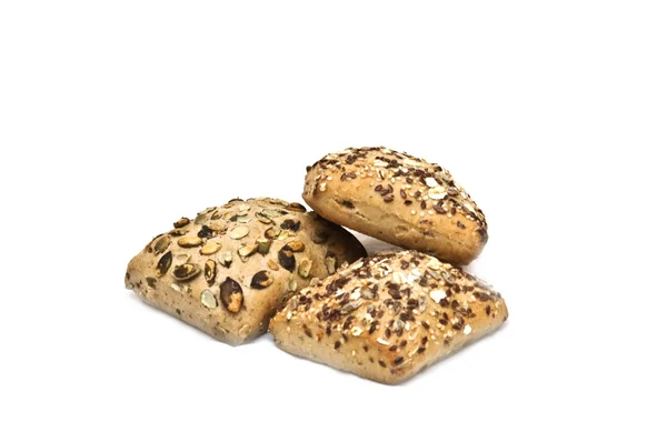 Healthy bread with seeds on — Stock Photo, Image