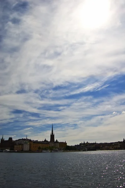 Stockholm city üzerinde göster — Stok fotoğraf