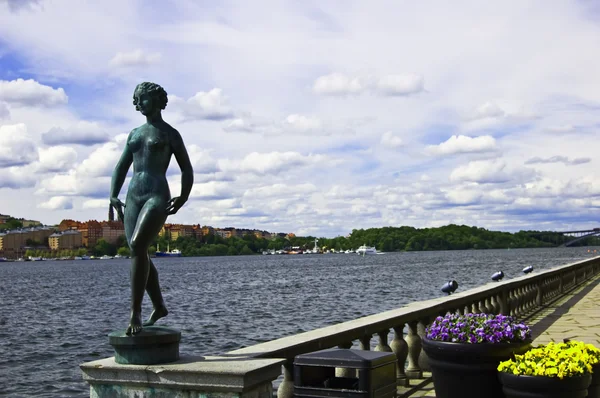 Δείτε πάνω από την πόλη της Στοκχόλμης — Φωτογραφία Αρχείου
