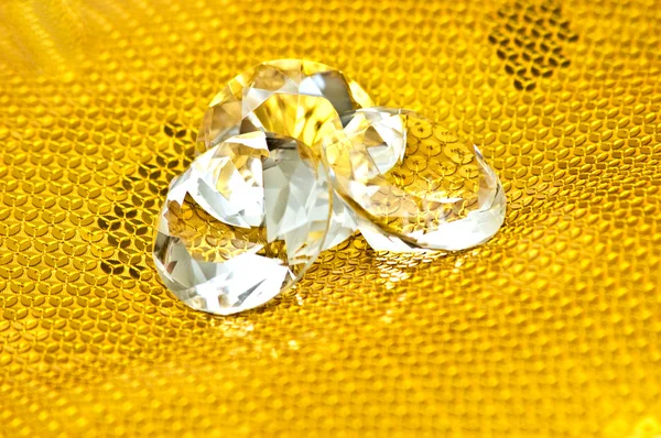 Diamanty na Zlatý vzor — Stock fotografie