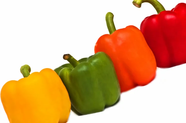 Barevné papriky — Stock fotografie