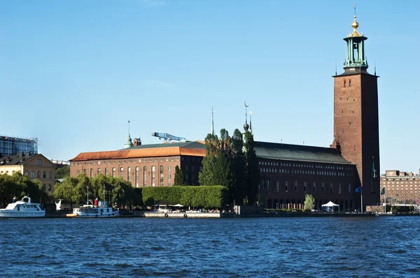 斯德哥尔摩市政厅 — 图库照片