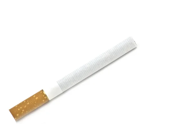 Sigaretta su bianco — Foto Stock