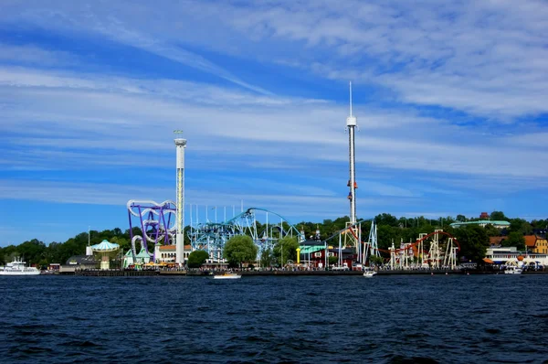 Park rozrywki w Sztokholmie — Zdjęcie stockowe
