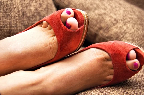 Sapatos vermelhos Imagem De Stock