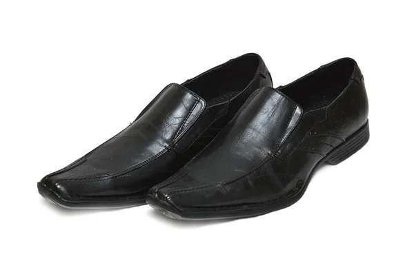 Μαύροι άντρες παπούτσια Royalty Free Εικόνες Αρχείου