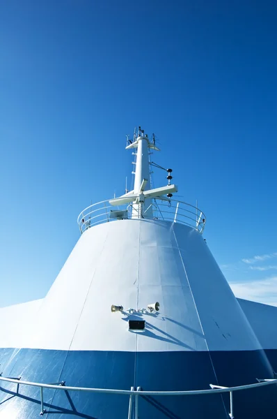Radares de navio de cruzeiro Fotografias De Stock Royalty-Free