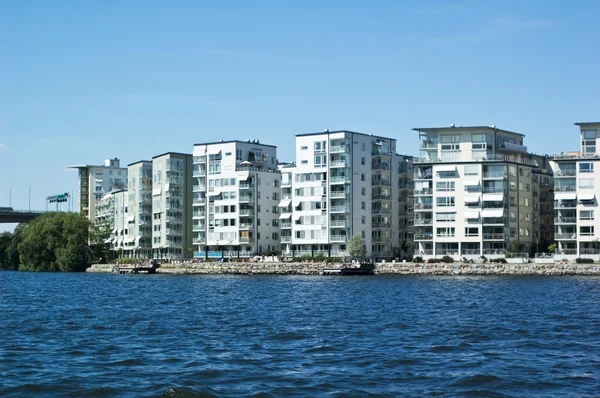 Apartamentos em Estocolmo Fotografia De Stock
