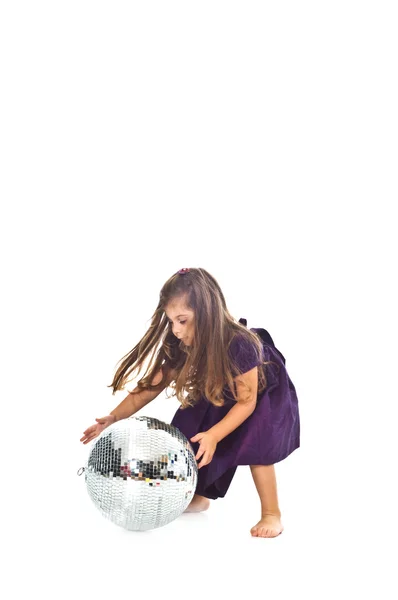 Девочка с мячом Стоковая Картинка