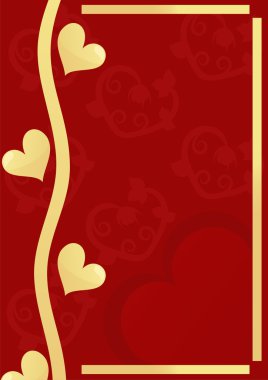 The Valentine's Day postcard clipart