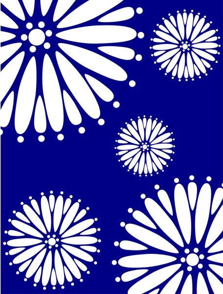 Design floral abstrait — Image vectorielle