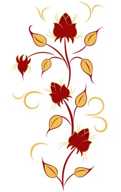 Magic flower clipart