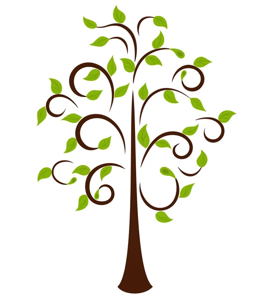 Wiosną drzewa — Wektor stockowy
