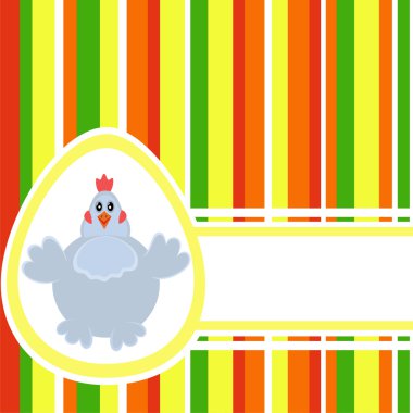 Colorful Easter background clipart