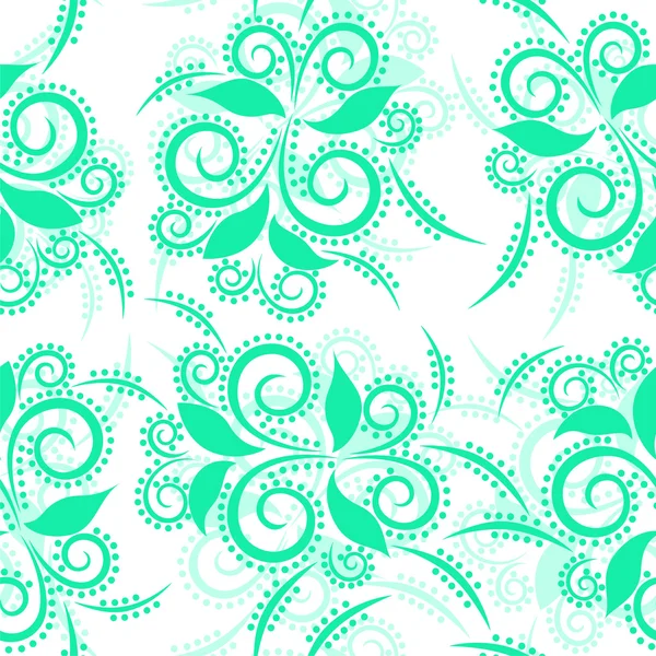 Fond abstrait avec motif floral — Image vectorielle