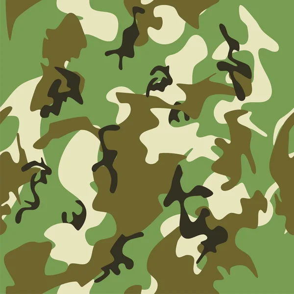 Seamless camouflage background — Stock Vector