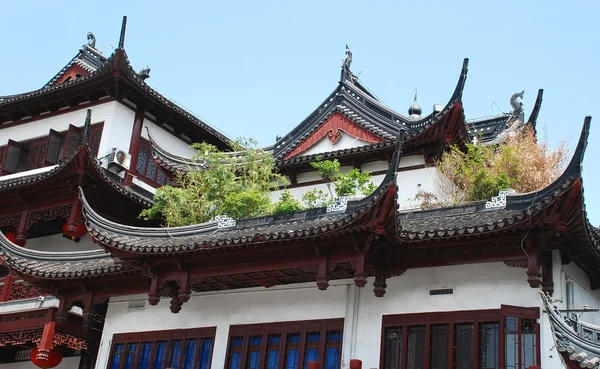 Chinês telhado de azulejos — Fotografia de Stock