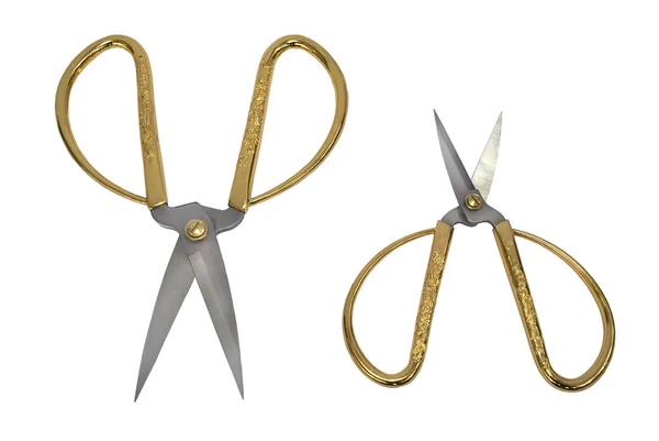 Two pairs of decorative scissors — Stock Photo, Image