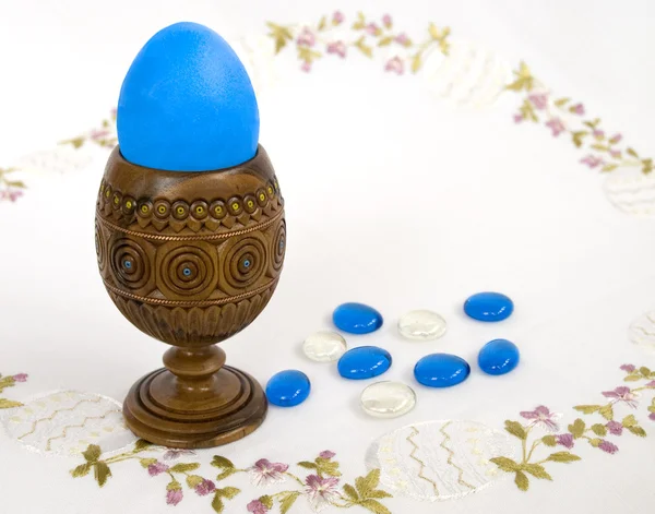 Mavi Paskalya yortusu yumurta