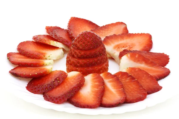 A lot of strawberries — Stock Photo, Image