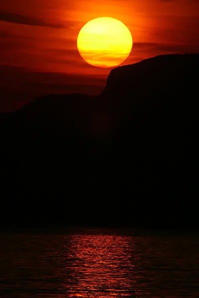 Гарний схід сонця — стокове фото