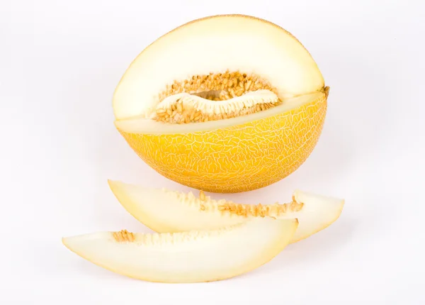 El melón cortado — Foto de Stock