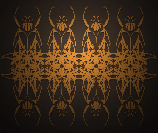 Wallpapers with symmetric ornamen — Stock Photo, Image