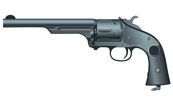 Retro rewolwer, pistolet — Zdjęcie stockowe