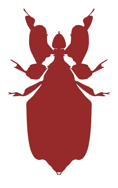 Силуэт насекомого — стоковое фото