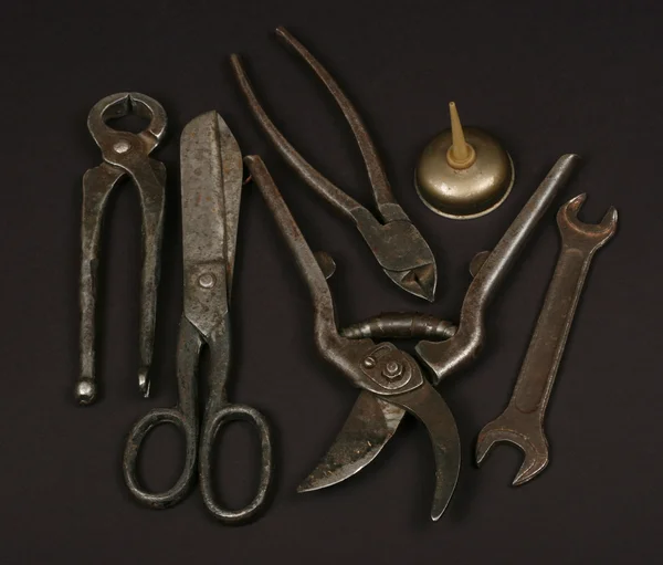 Herramientas de metalurgia de estilo retro — Foto de Stock